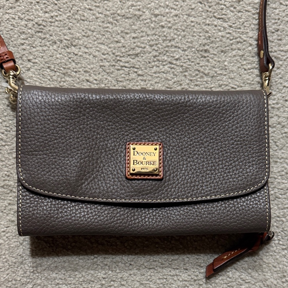 Dooney & Bourke Dark Brown Crossbody Bag